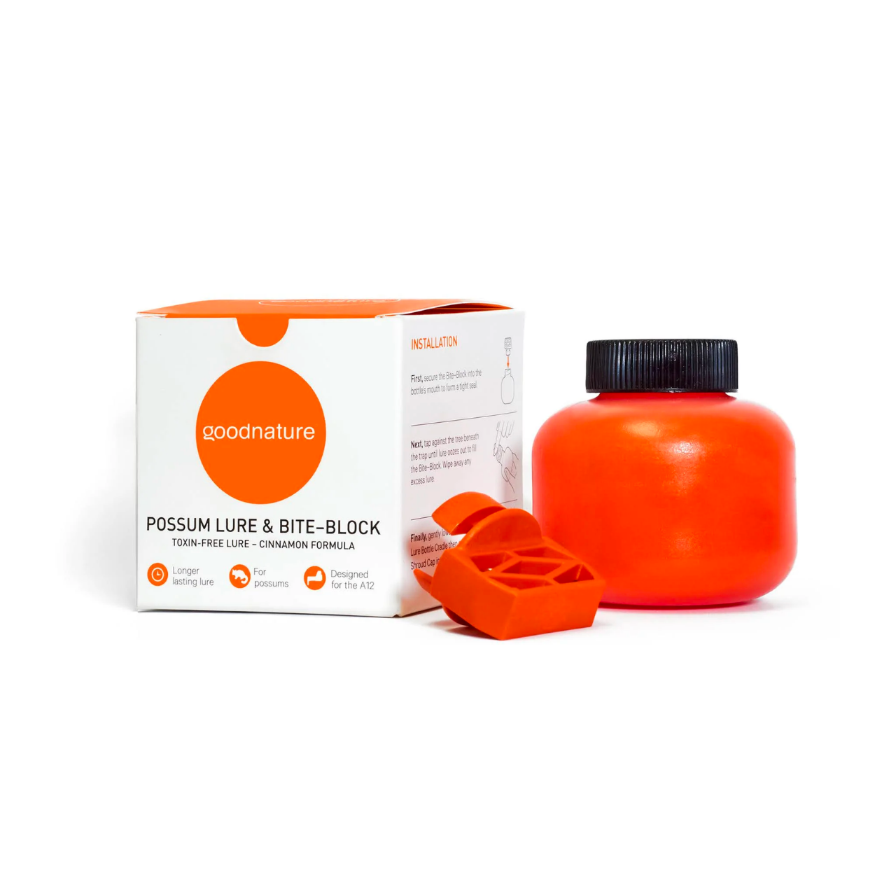 Goodnature possum lure and bite block