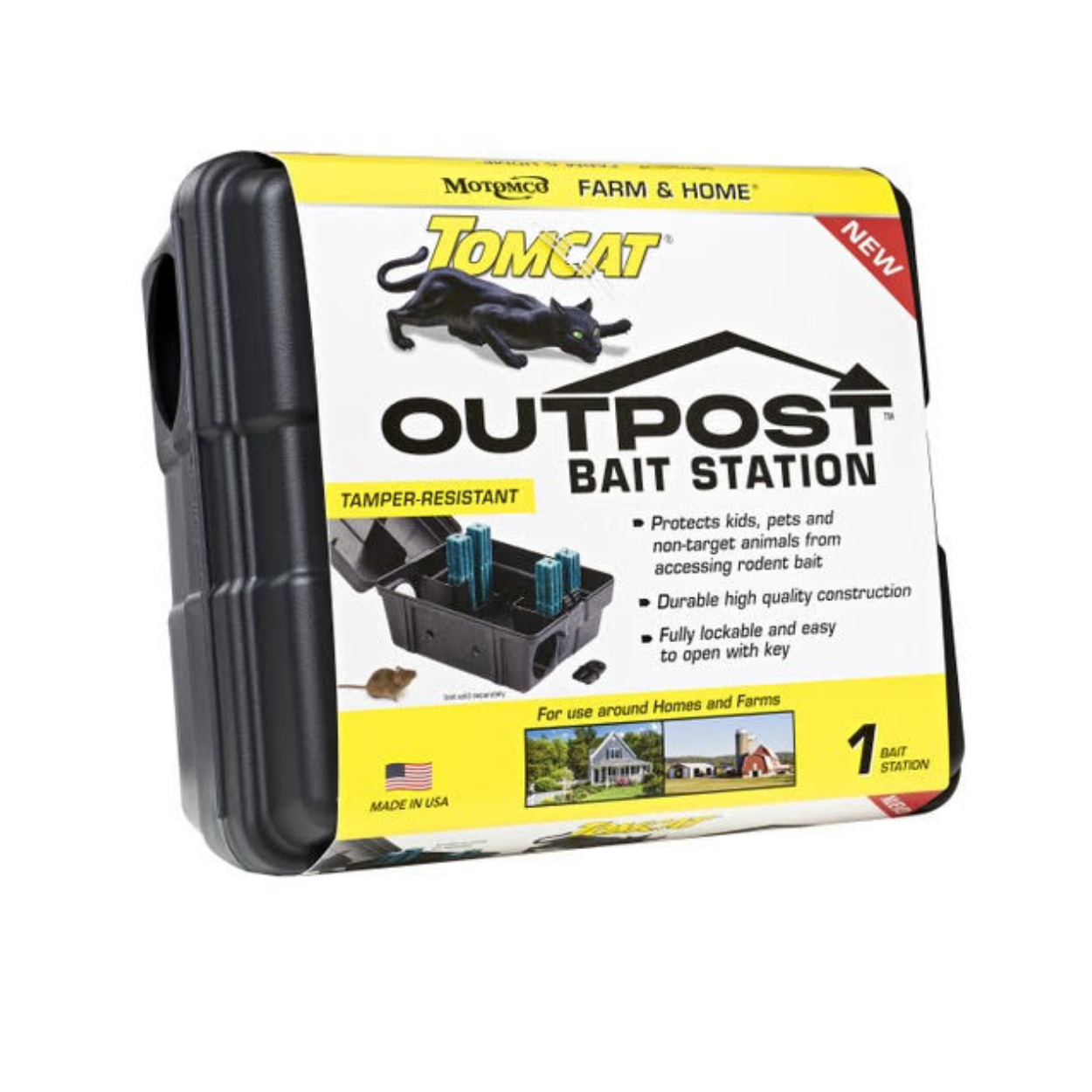 Tomcat Rodent Station with packaging