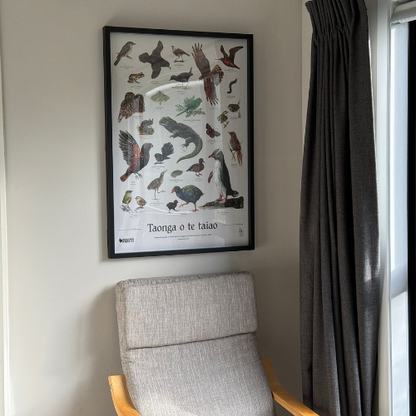 NZ native wildlife poster (incl. shipping)