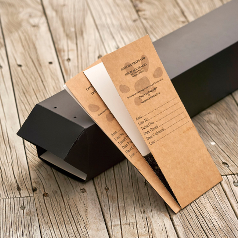 5 Black Trakka tunnels & 10 inked cards (incl. shipping)